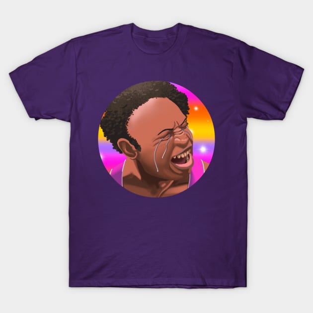 Jamaican Man Crying T-Shirt by Schmeckle